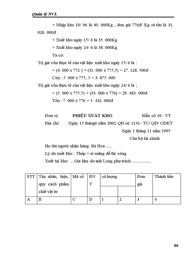 image for page Công tác quản lý nguyên vật liệu tại công ty Cổ phần thiết bị công nghiệp và xây dựng 1
