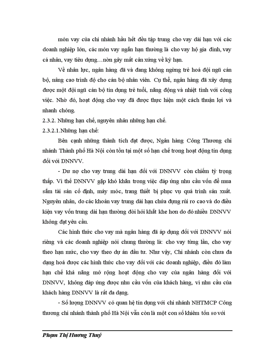 image for page Thực trạng và giải pháp mở rộng tín dụng của ngân hàng Công thương chi nhánh thành phố Hà Nội đối với các doanh nghiệp nhỏ và vừa 1