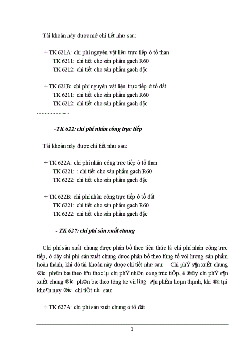 image for page Kế toán chi phí sản xuất và tính giá thành sản phẩm tại Công ty Gốm Xây Dựng Đại Thanh 1