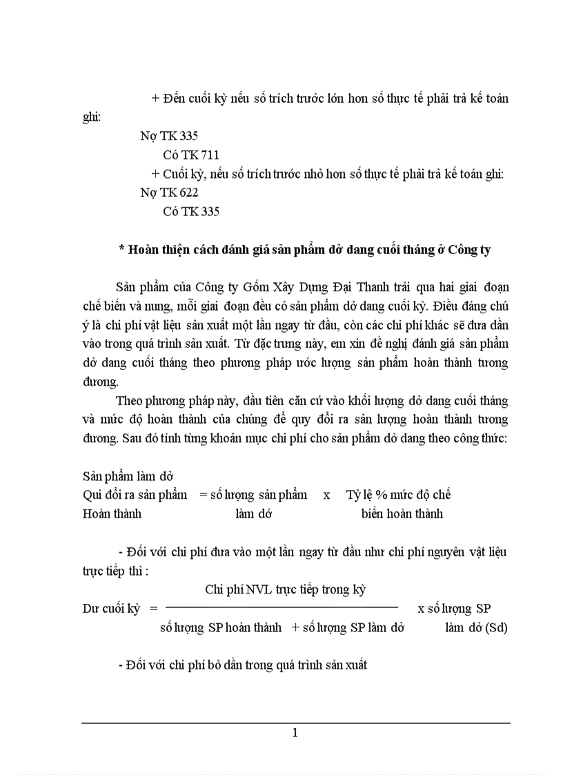 image for page Kế toán chi phí sản xuất và tính giá thành sản phẩm tại Công ty Gốm Xây Dựng Đại Thanh 1