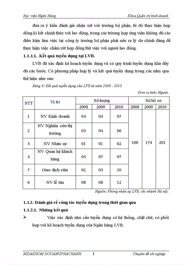 image for page Hoàn thiện công tác tuyển dụng nhân sự tại Ngân hàng Liên doanh Lào Việt chi nhánh Hà nội 1