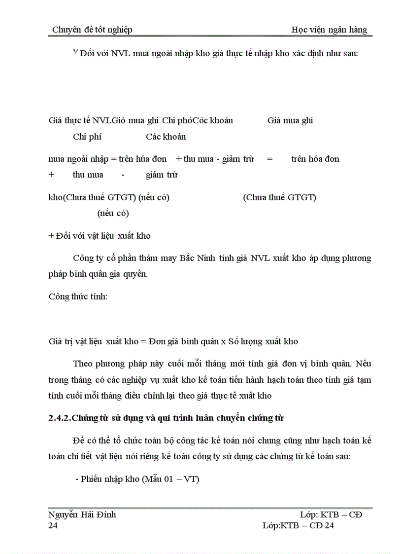 image for page Hoàn thiện công tác kế toán nguyên vật liệu tại công ty cổ phần thảm may Bắc Ninh 1