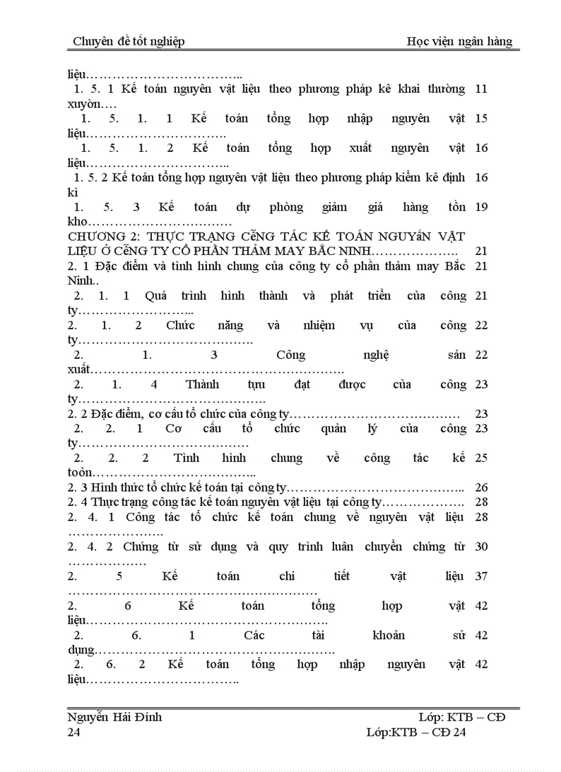 image for page Hoàn thiện công tác kế toán nguyên vật liệu tại công ty cổ phần thảm may Bắc Ninh 1