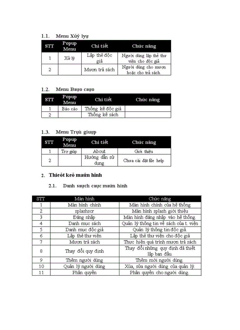 image for page Báo cáo công nghệ phần mềm quản lý thư viện 1