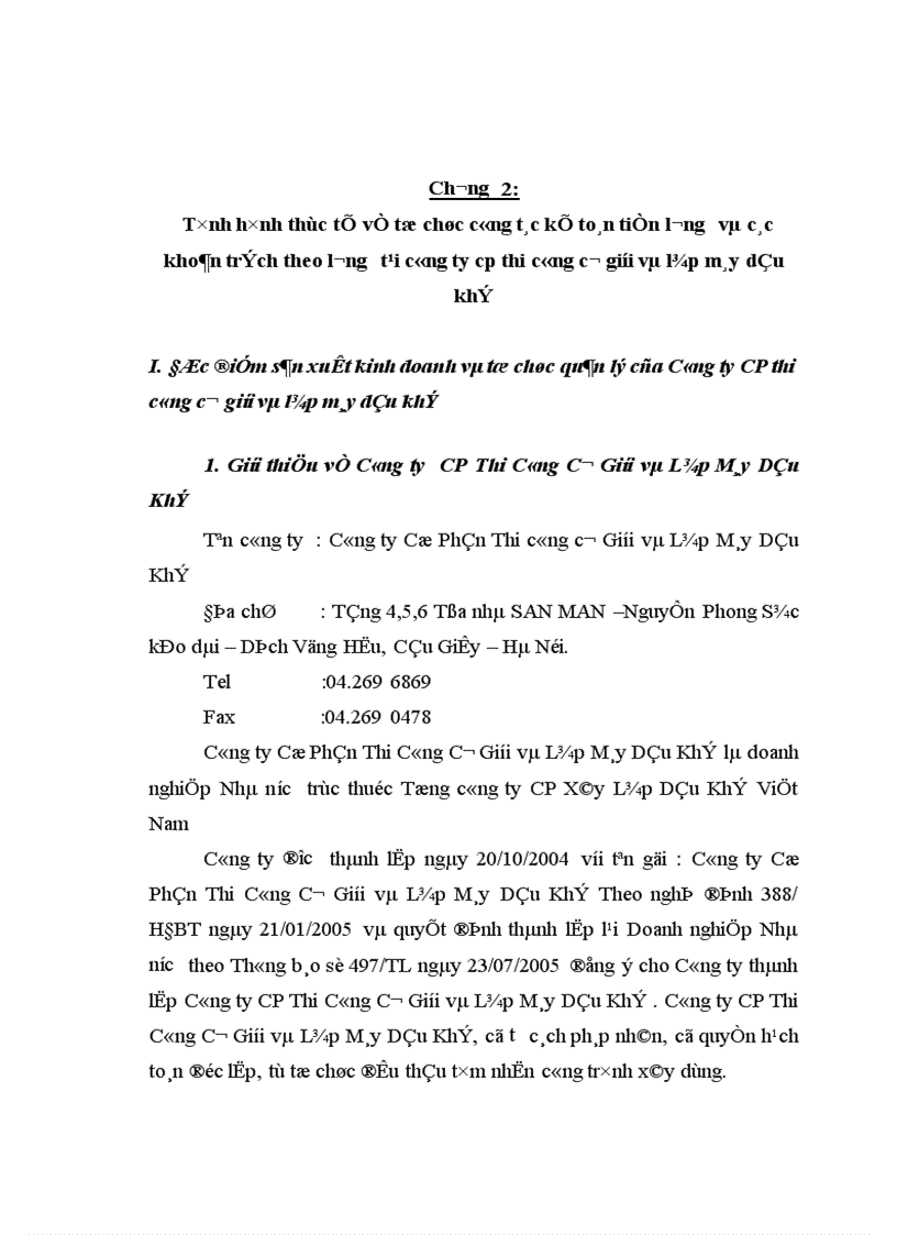 image for page Tổ chức công tác kế toán tiền lương và các khoản trích theo lương tại Công ty Cổ Phần Thi Công Cơ Giới và Lắp Máy Dầu Khí