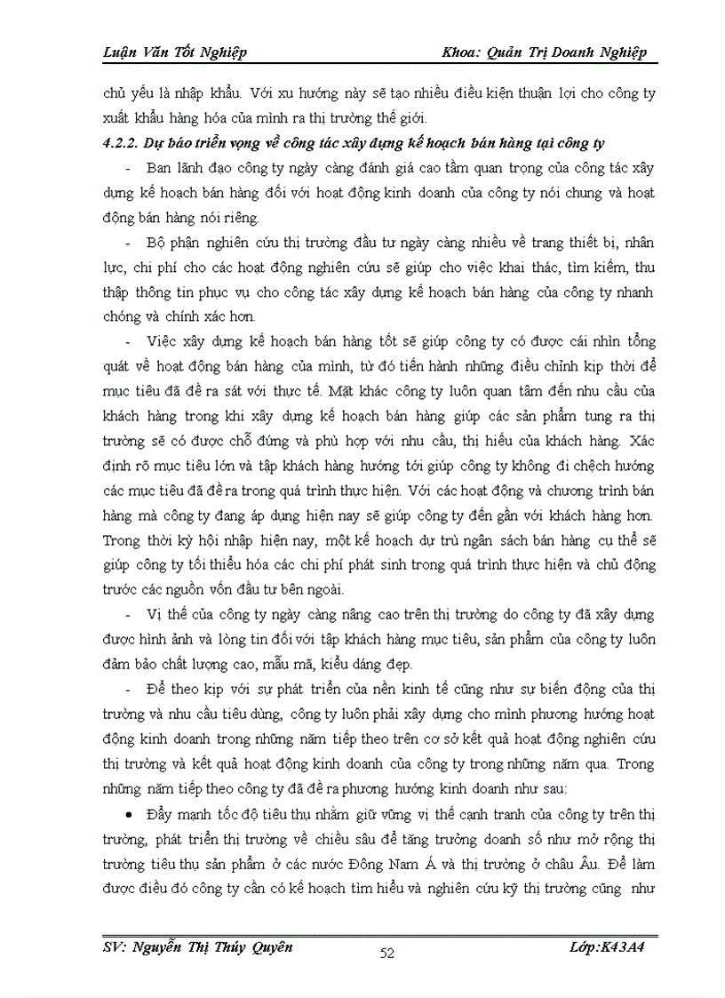 image for page Hoàn thiện công tác xây dựng kế hoạch bán tại công ty TNHH Korea VietNam Kyung Seung