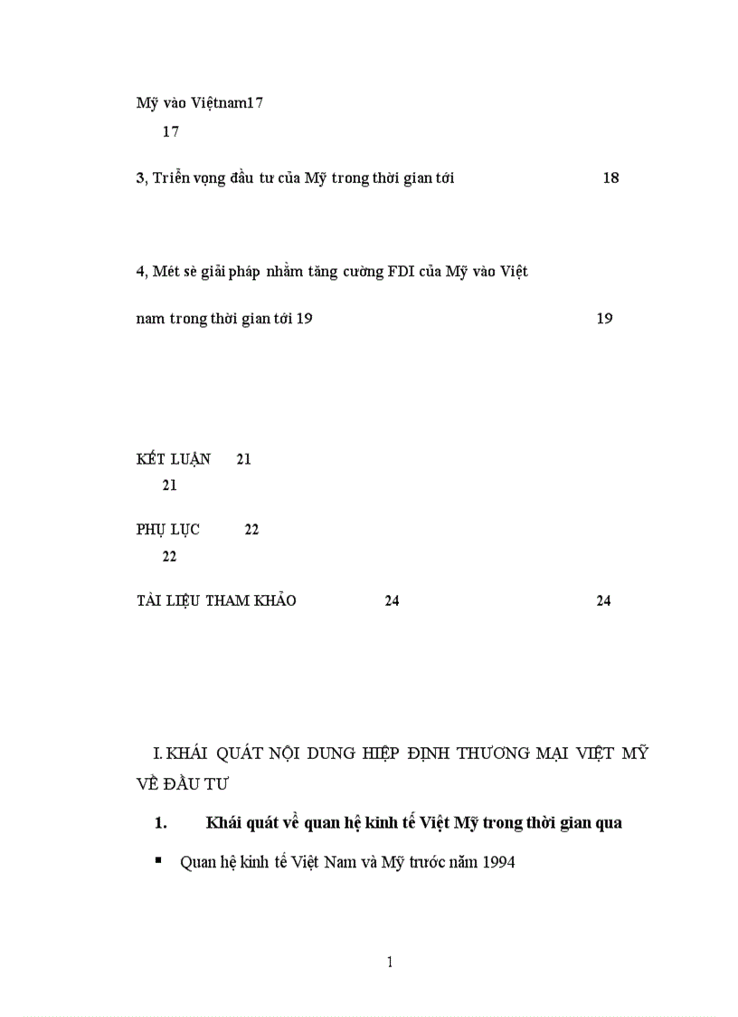 image for page Đánh giá triển vọng đầu tư trực tiếp nứơc ngoài của mỹ vào việt nam khi hiệp định có hiệu lực