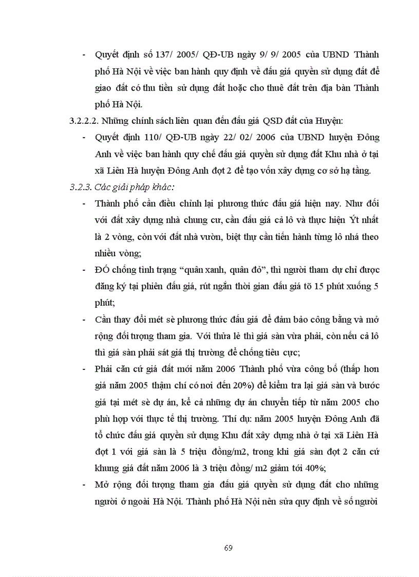 image for page Phương hướng và các giải pháp nhằm tiếp tục hoàn thiện vấn đề Đấu giá QSD đất trên địa bàn huyện Đông Anh