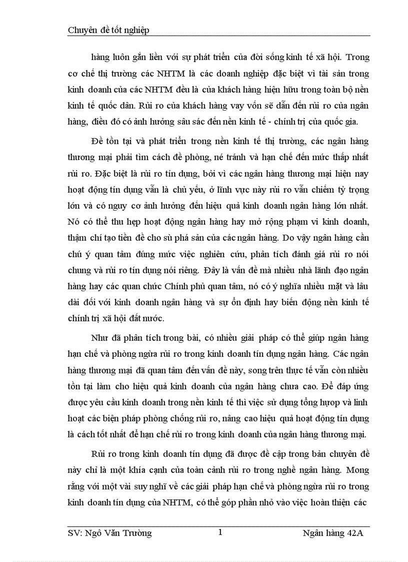 image for page Giải pháp phòng ngừa và hạn chế rủi ro trong cho vay tại ngân hàng công thương Thanh Hoá 1