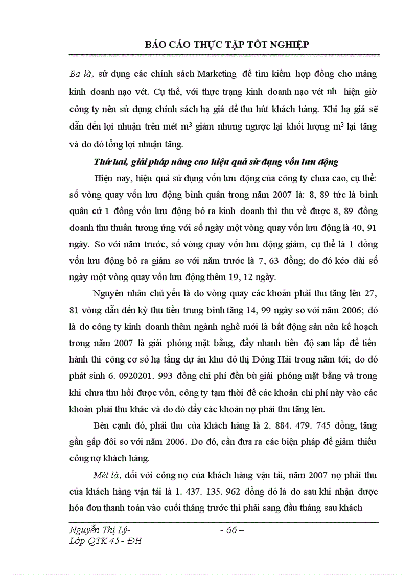 image for page Phân tích hoạt động tài chính và các giải pháp nhằm nâng cao tình hình tài chính cũng như hiệu quả sản xuất kinh doanh tại Công ty cổ phần vận tải và dịch vụ Petrolimex Hải Phòng