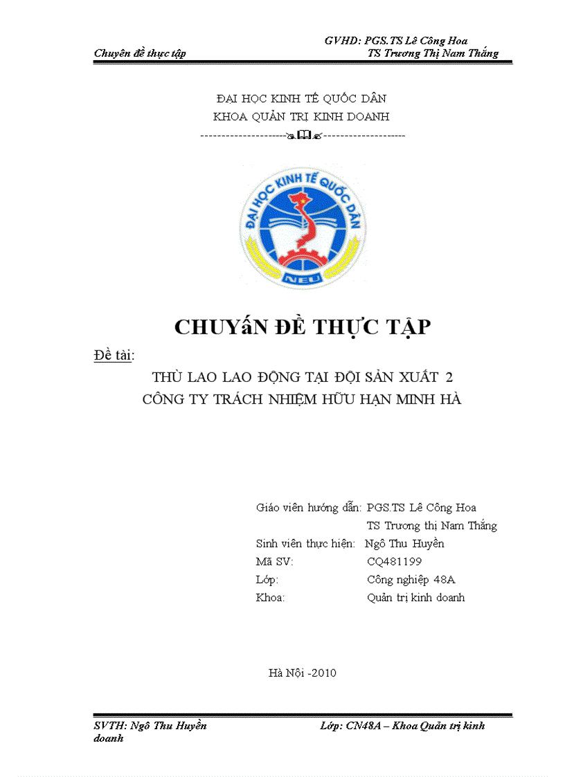image for page Thù lao lao động tại đội sản xuất 2 Công ty TNHH Minh Hà 1