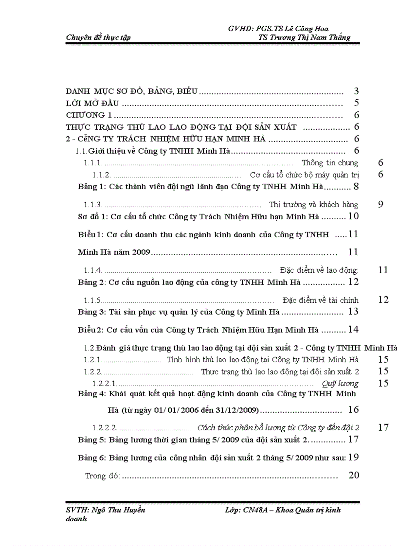 image for page Thù lao lao động tại đội sản xuất 2 Công ty TNHH Minh Hà 1