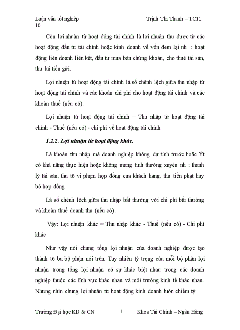 image for page Lợi nhuận và một số biện pháp làm tăng lợi nhuận tại Công ty TNHH á phi 1