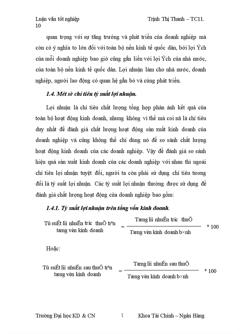 image for page Lợi nhuận và một số biện pháp làm tăng lợi nhuận tại Công ty TNHH á phi 1