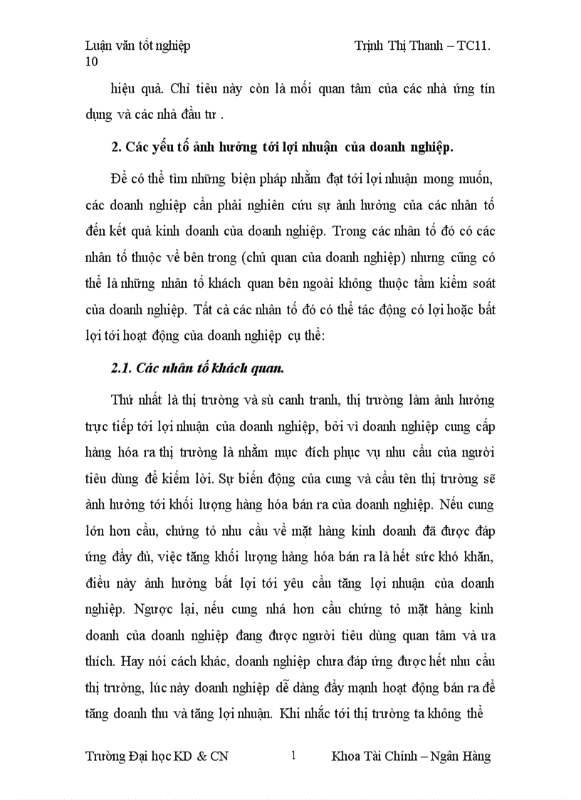 image for page Lợi nhuận và một số biện pháp làm tăng lợi nhuận tại Công ty TNHH á phi 1