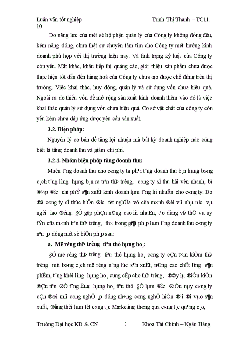 image for page Lợi nhuận và một số biện pháp làm tăng lợi nhuận tại Công ty TNHH á phi 1