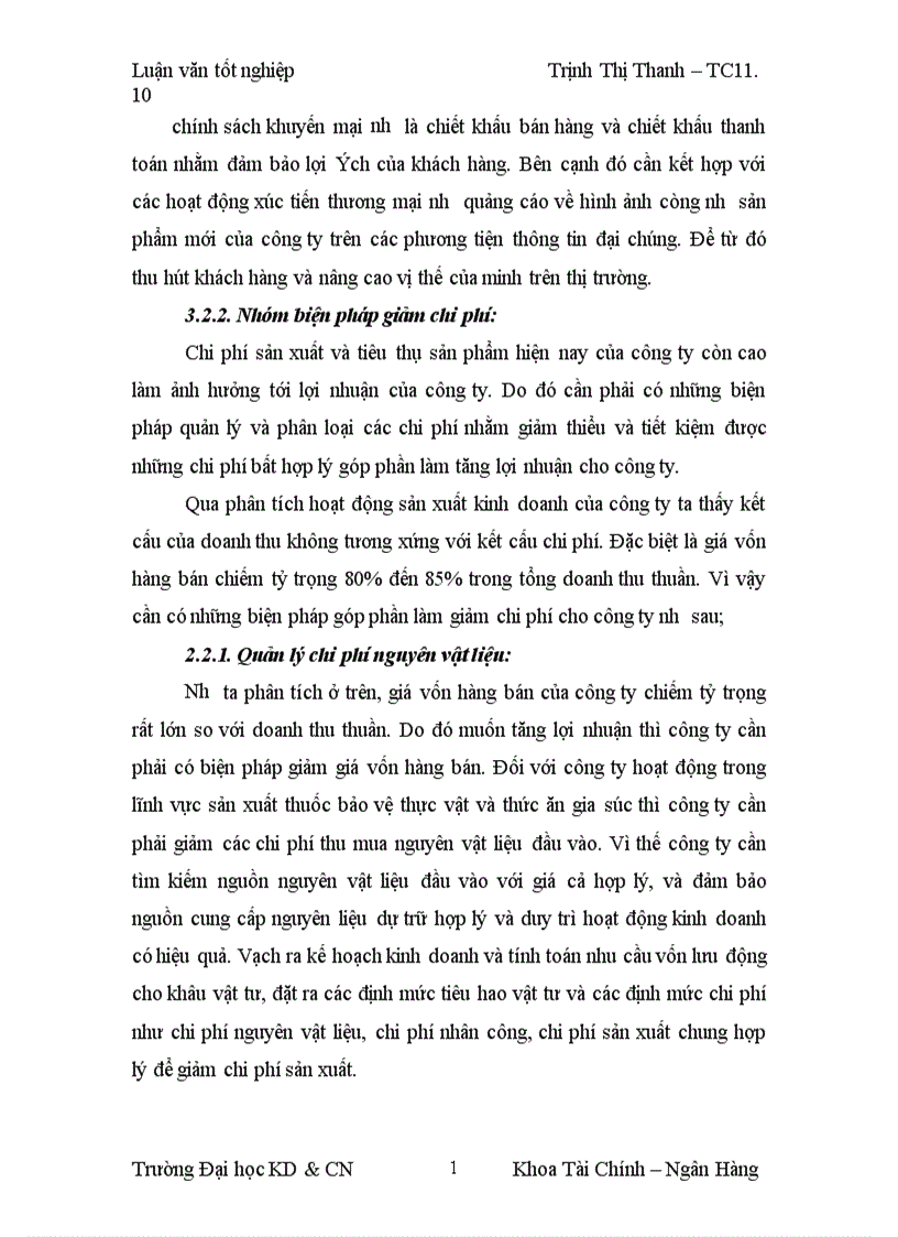 image for page Lợi nhuận và một số biện pháp làm tăng lợi nhuận tại Công ty TNHH á phi 1