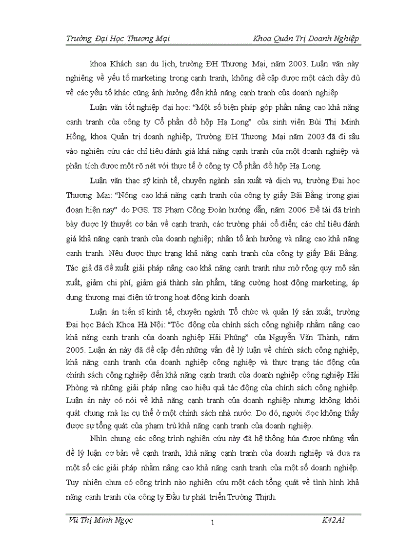 image for page Nâng cao khả năng cạnh tranh của công ty TNHH Đầu tư phát triển thương mại Trường Thịnh 1