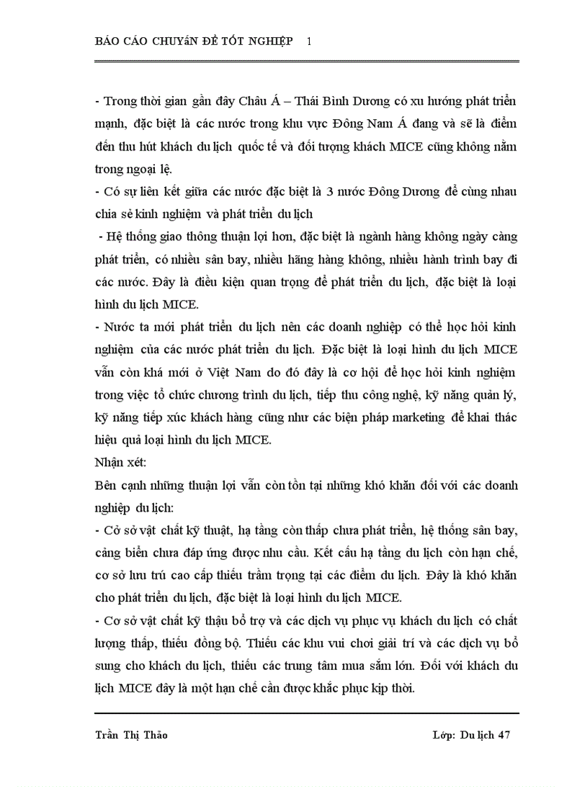 image for page Xây dựng và tổ chức thực hiện một vài chương trình du lịch đặc trưng dành cho đối tượng khách du lịch MICE tại công ty TNHH Du lịch và dịch vụ Hà Long GVHD