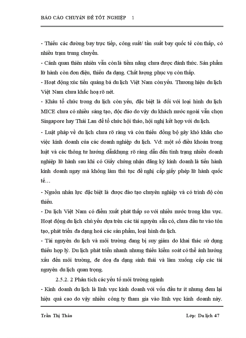 image for page Xây dựng và tổ chức thực hiện một vài chương trình du lịch đặc trưng dành cho đối tượng khách du lịch MICE tại công ty TNHH Du lịch và dịch vụ Hà Long GVHD