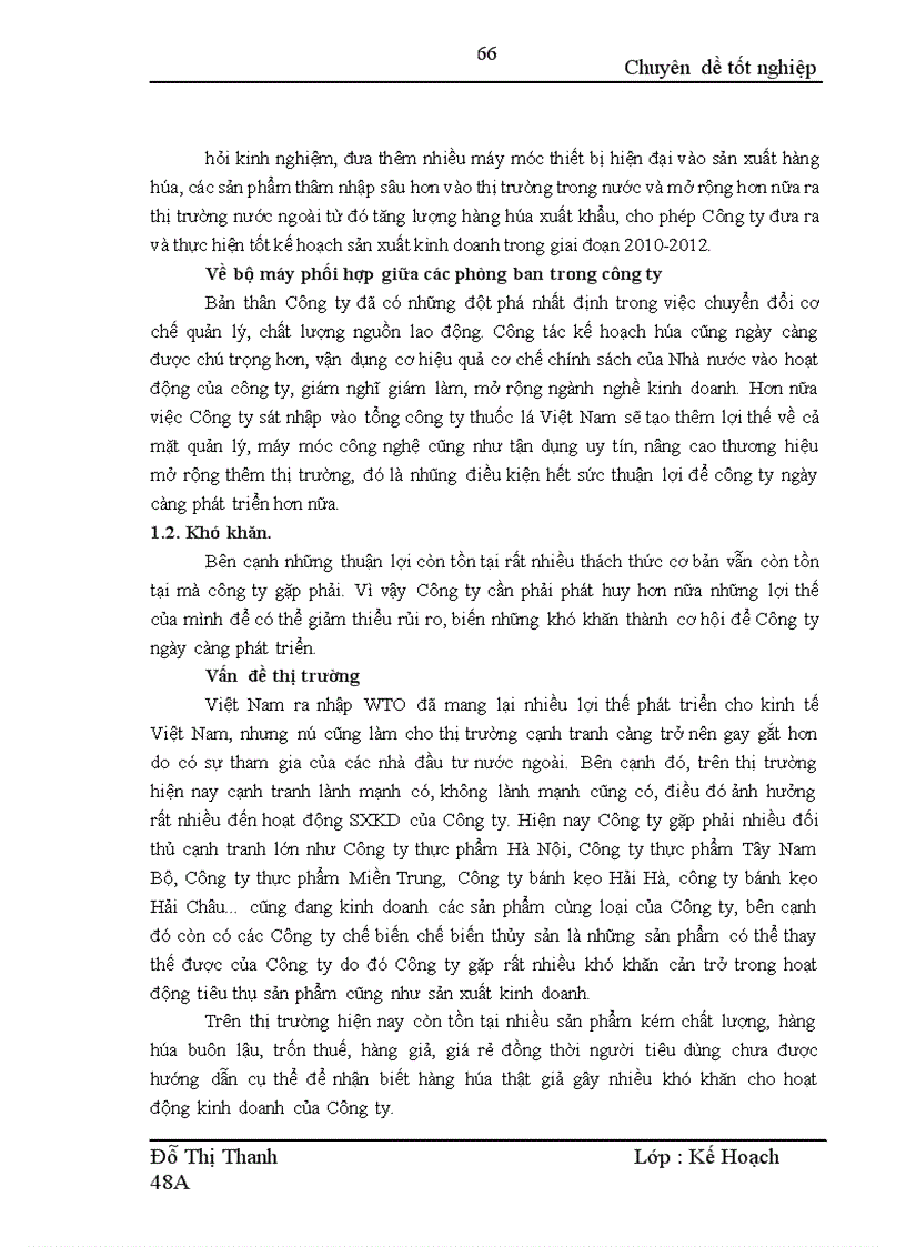 image for page Một số giải pháp thực hiện kế hoạch sản xuất kinh doanh của công ty thực phẩm Miền Bắc 1