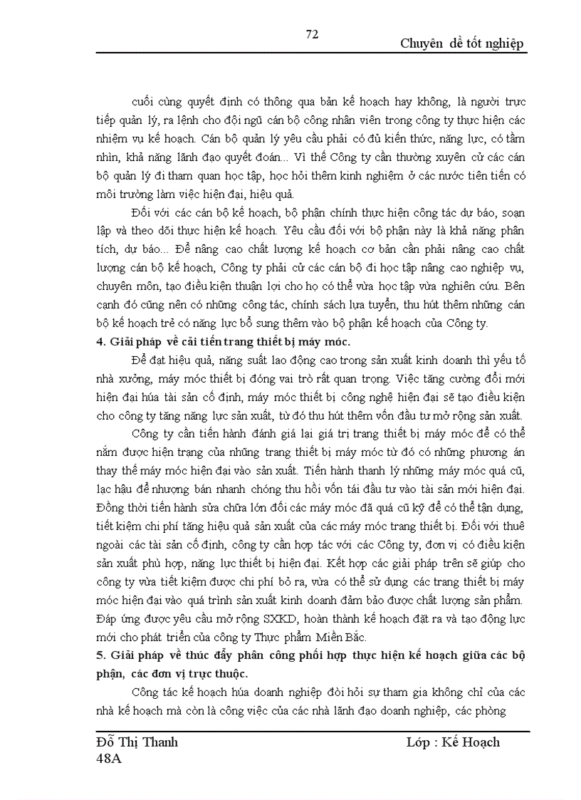 image for page Một số giải pháp thực hiện kế hoạch sản xuất kinh doanh của công ty thực phẩm Miền Bắc 1