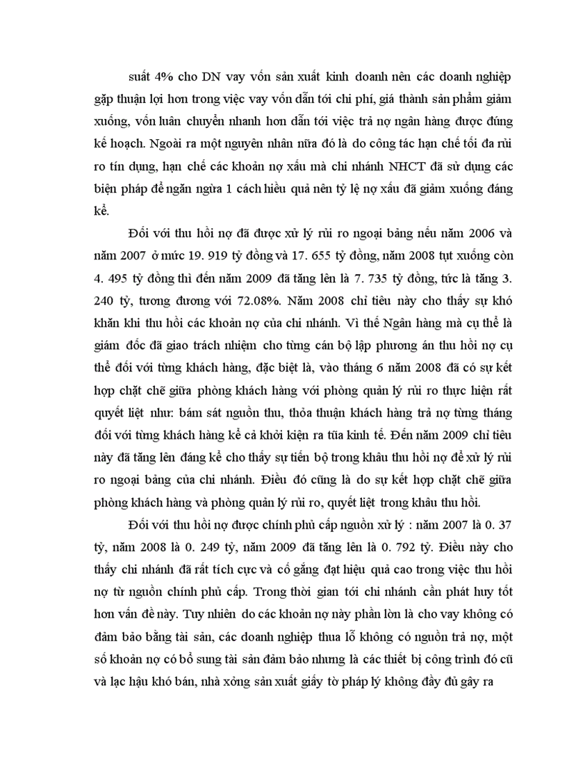 image for page Giải pháp phòng ngừa và hạn chế rủi ro tín dụng tại Chi nhánh NHCT Ba Đình