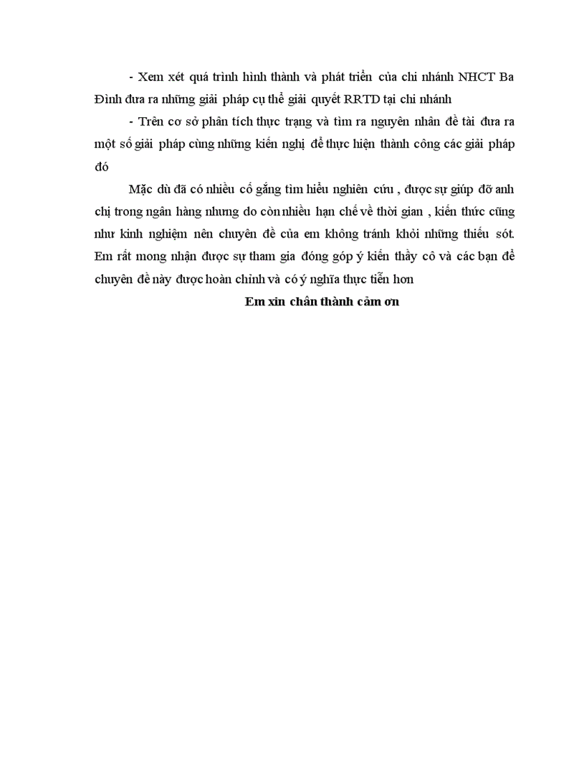 image for page Giải pháp phòng ngừa và hạn chế rủi ro tín dụng tại Chi nhánh NHCT Ba Đình