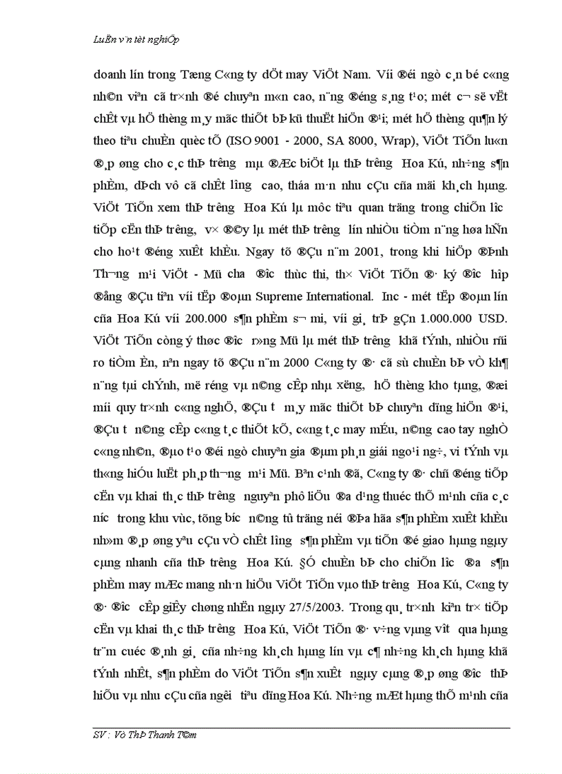 image for page Thúc đẩy xuất khẩu hàng dệt may vào thị trường Hoa Kỳ khi Việt Nam chưa gia nhập W T O và còn áp dụng hạn ngạch quota 1