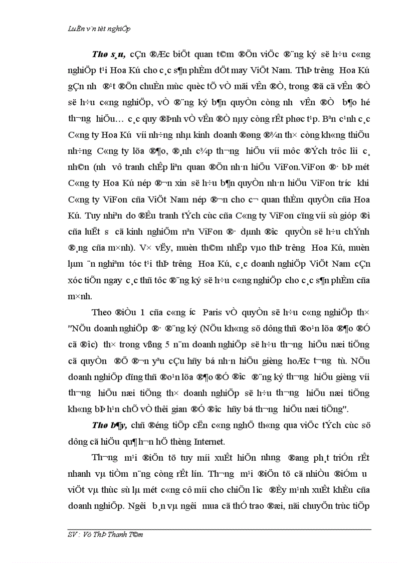 image for page Thúc đẩy xuất khẩu hàng dệt may vào thị trường Hoa Kỳ khi Việt Nam chưa gia nhập W T O và còn áp dụng hạn ngạch quota 1