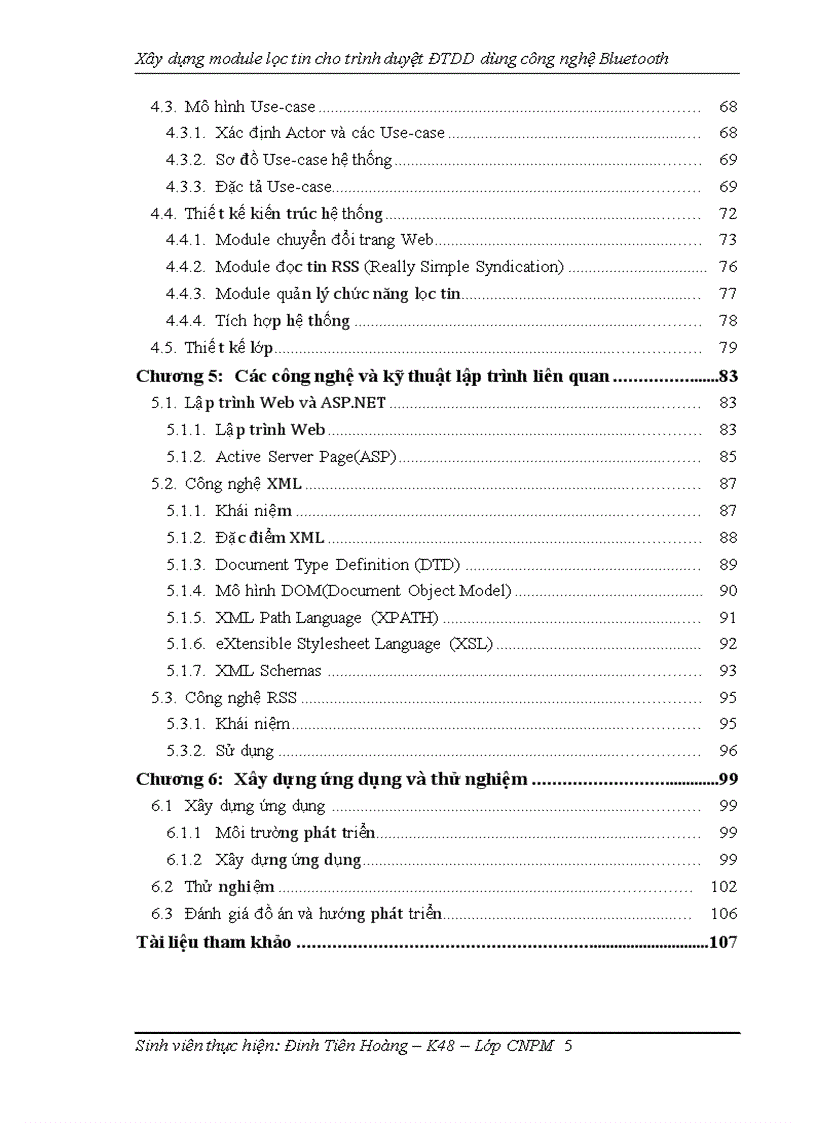 image for page Xây dựng module lọc tin cho trình duyệt ĐTDD dùng công nghệ Bluetooth
