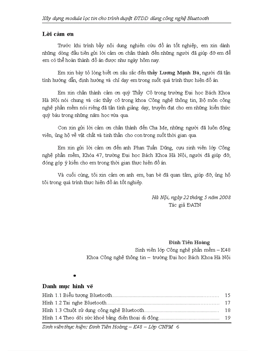 image for page Xây dựng module lọc tin cho trình duyệt ĐTDD dùng công nghệ Bluetooth