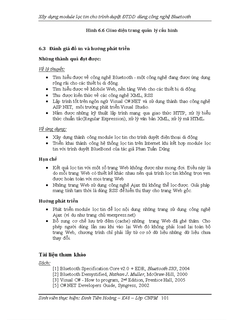 image for page Xây dựng module lọc tin cho trình duyệt ĐTDD dùng công nghệ Bluetooth