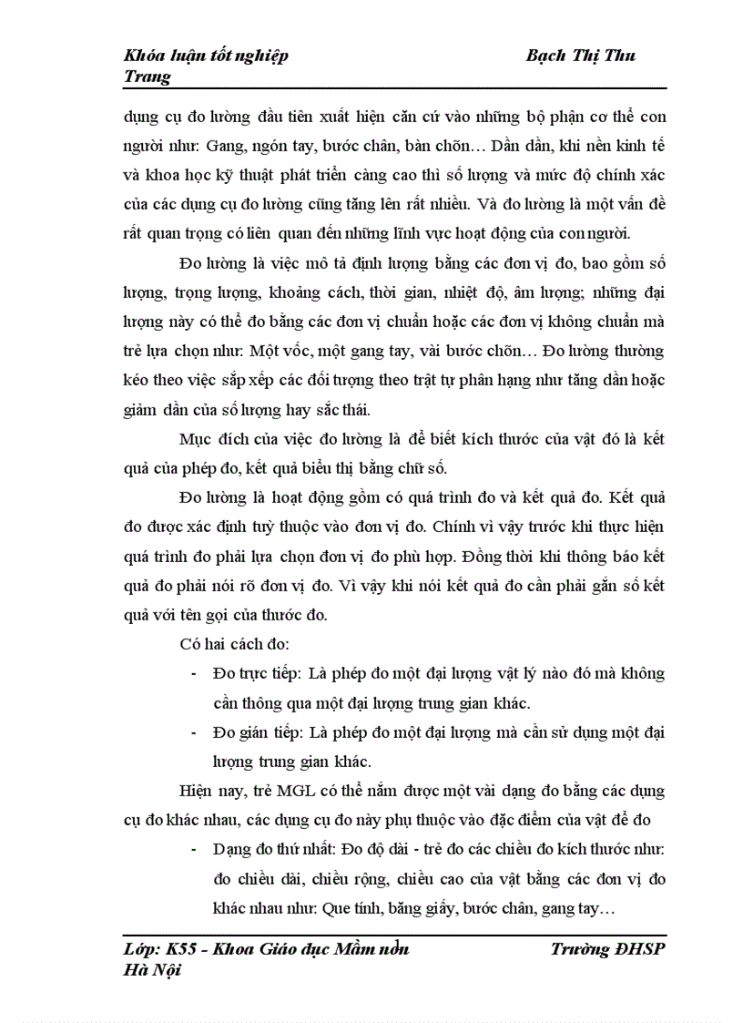 image for page Một số biện pháp hình thành kỹ năng đo lường cho trẻ 5 6 tuổi 1