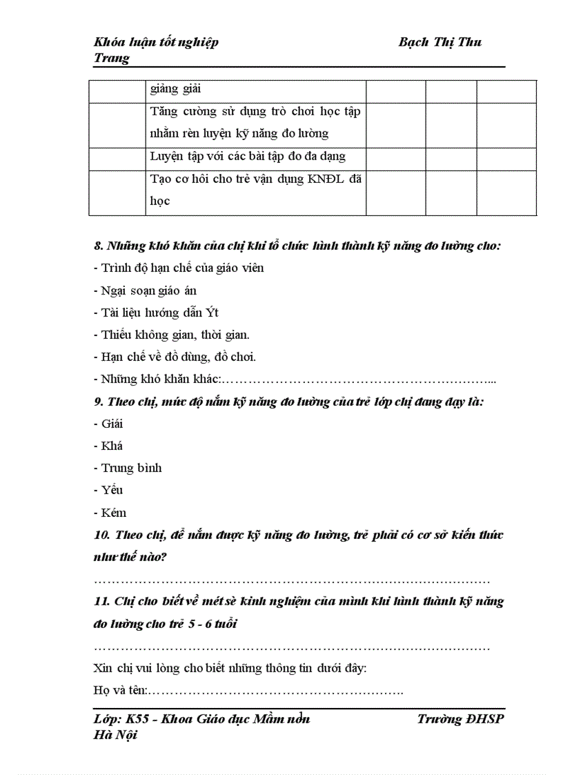 image for page Một số biện pháp hình thành kỹ năng đo lường cho trẻ 5 6 tuổi 1