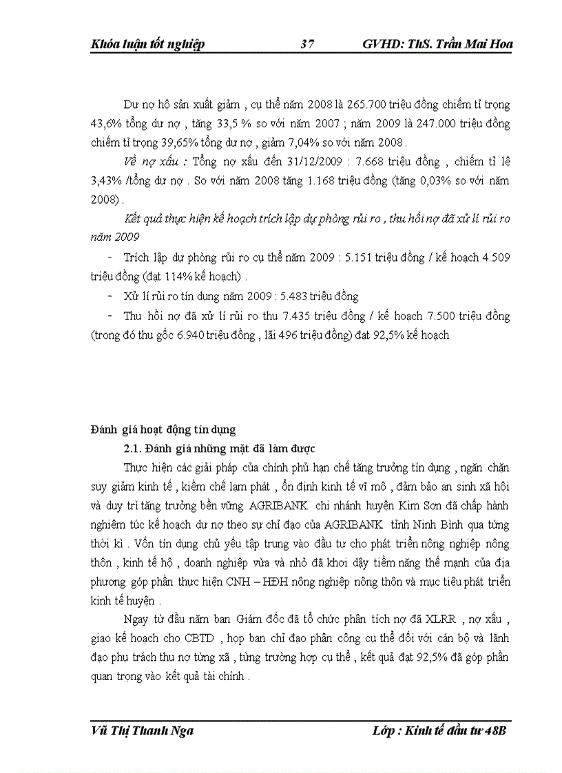 image for page Hoàn thiện công tác thẩm định dự án đầu tư trong hoạt động cho vay đối với các doanh nghiệp tại NHNo PTNTVN chi nhánh huyện Kim Sơn tỉnh Ninh Bình 1