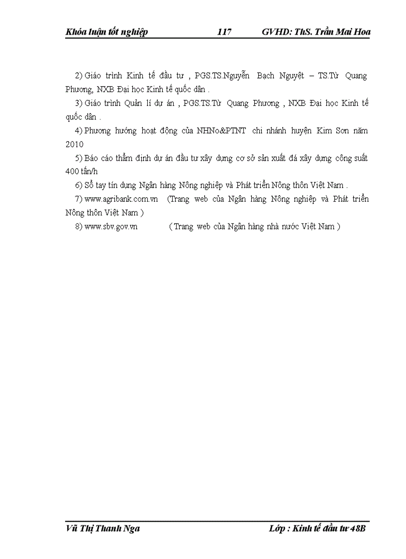 image for page Hoàn thiện công tác thẩm định dự án đầu tư trong hoạt động cho vay đối với các doanh nghiệp tại NHNo PTNTVN chi nhánh huyện Kim Sơn tỉnh Ninh Bình 1