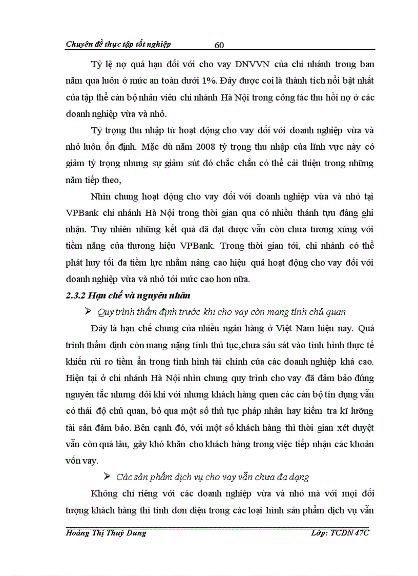 image for page Nâng cao hiệu quả cho vay đối với doanh nghiệp vừa và nhỏ tại ngân hàng thương mại cổ phần các doanh nghiệp ngoài quốc doanh chi nhánh Hà Nội