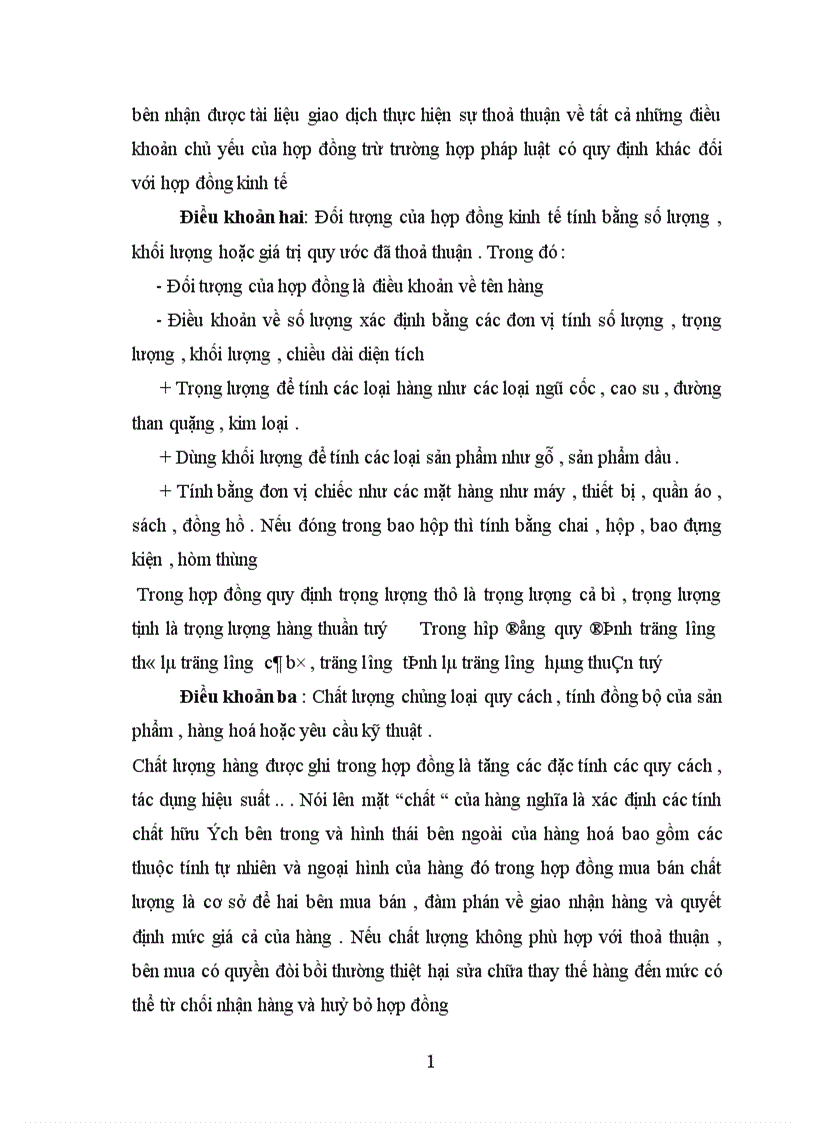 image for page Phân tích những điều khoản chủ yếu của hợp đồng 1