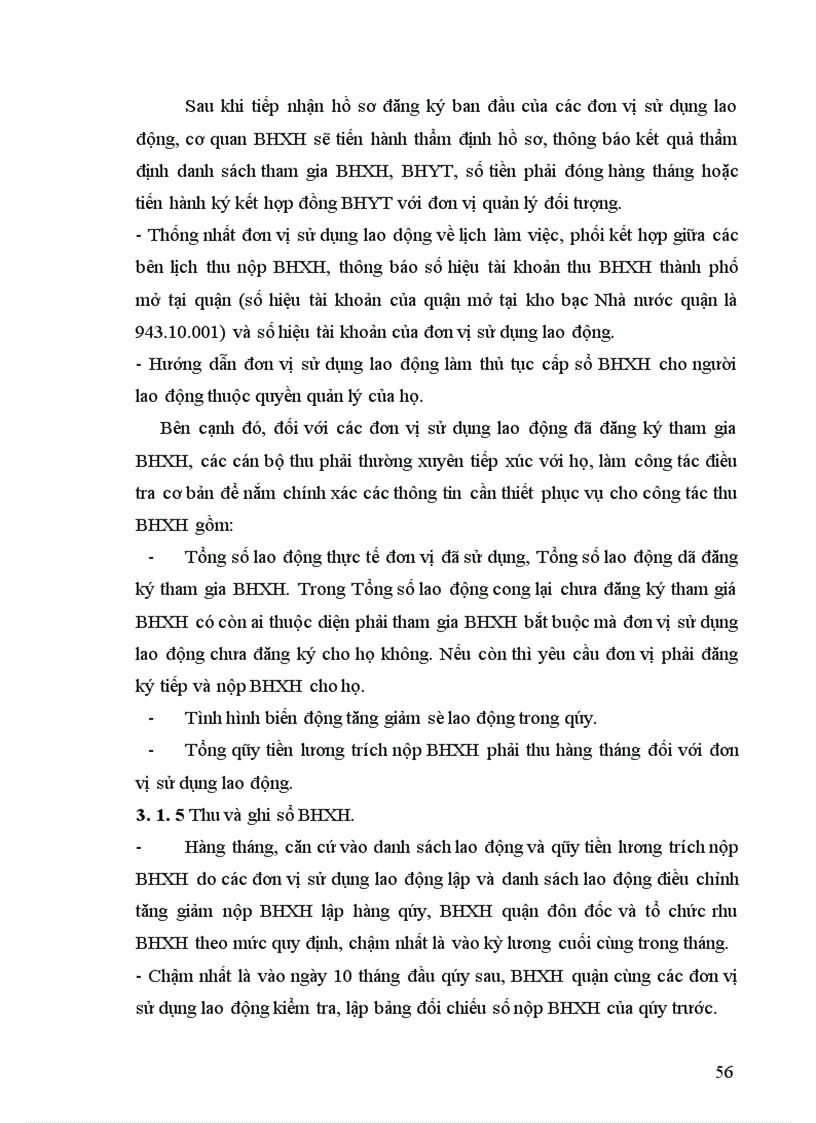 image for page Công tác quản lý thu BHXH khu vực kinh tế NQD tại BHXH quận Hai Bà Trưng 1