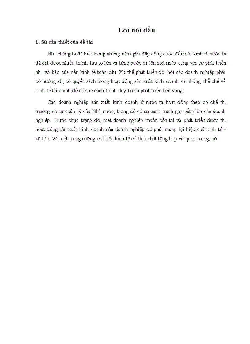 image for page Hoàn thiện công tác kế toán tập hợp chi phí sản xuất và tính giá thành sản phẩm ở công ty Cổ phần đầu tư và xây lắp Sông Đà 1