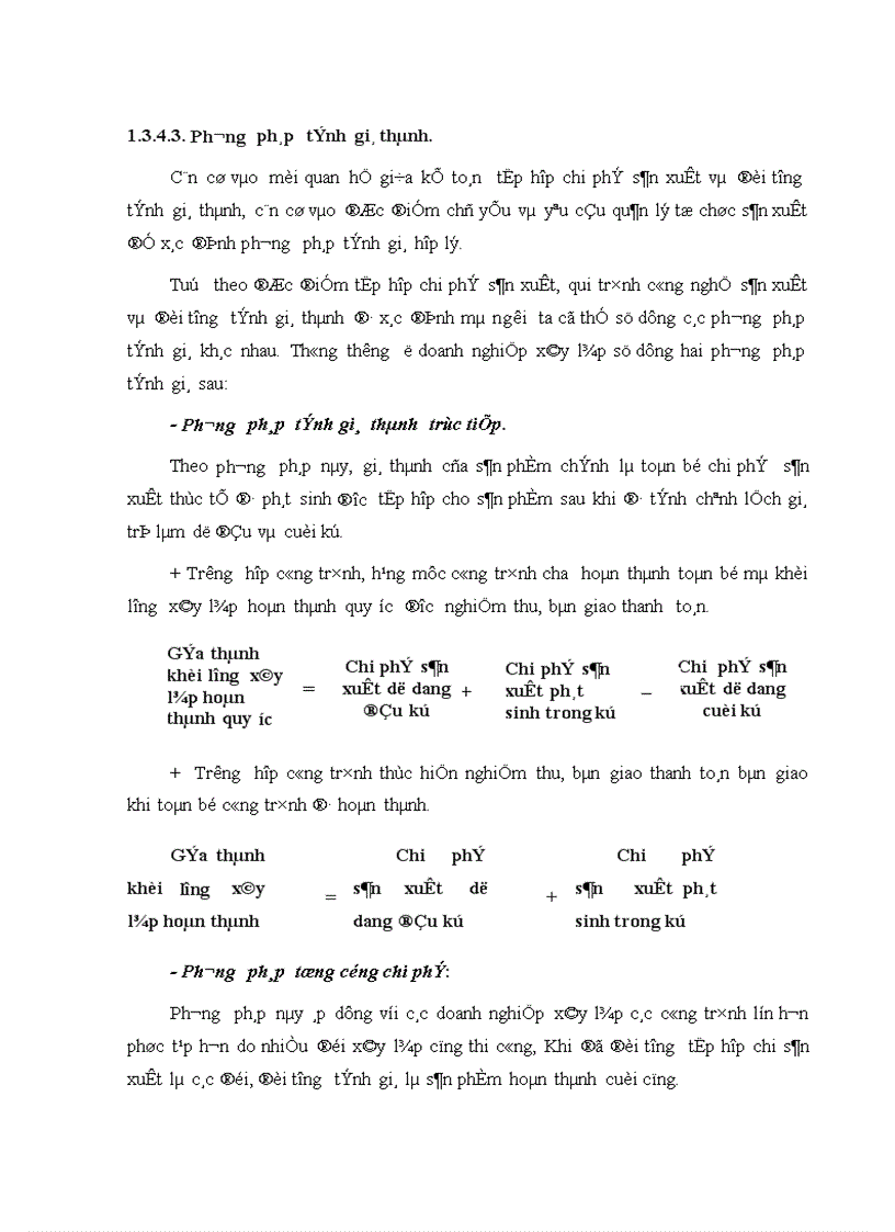 image for page Hoàn thiện công tác kế toán tập hợp chi phí sản xuất và tính giá thành sản phẩm ở công ty Cổ phần đầu tư và xây lắp Sông Đà 1