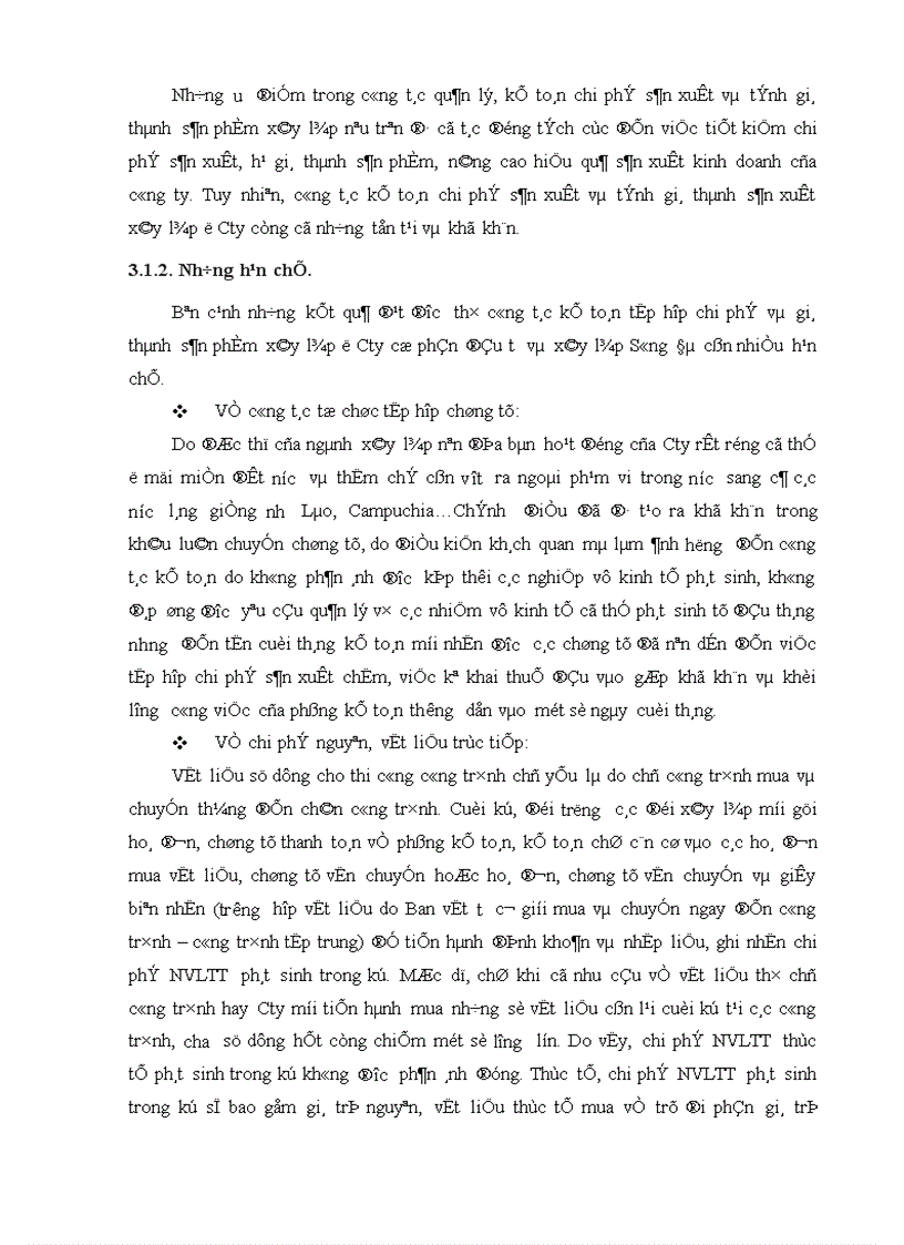 image for page Hoàn thiện công tác kế toán tập hợp chi phí sản xuất và tính giá thành sản phẩm ở công ty Cổ phần đầu tư và xây lắp Sông Đà 1