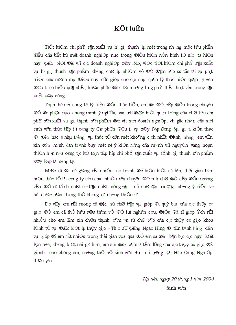 image for page Hoàn thiện công tác kế toán tập hợp chi phí sản xuất và tính giá thành sản phẩm ở công ty Cổ phần đầu tư và xây lắp Sông Đà 1