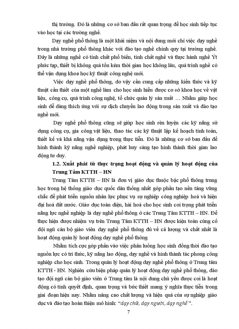 image for page Một số biện pháp quản lý hoạt hoạt động dạy nghề phổ thông ở Trung tâm kỹ thuật tổng hợp Hướng nghiệp Phúc Thọ tỉnh Hà Tây 1