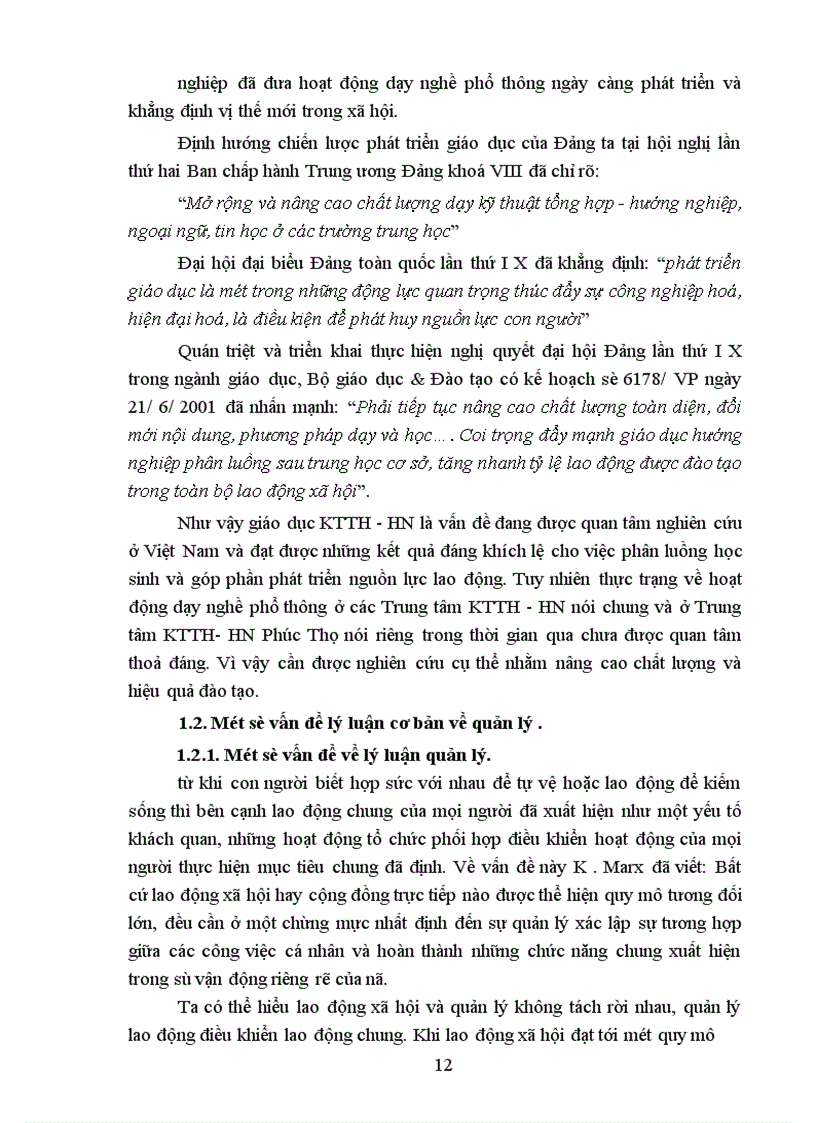 image for page Một số biện pháp quản lý hoạt hoạt động dạy nghề phổ thông ở Trung tâm kỹ thuật tổng hợp Hướng nghiệp Phúc Thọ tỉnh Hà Tây 1