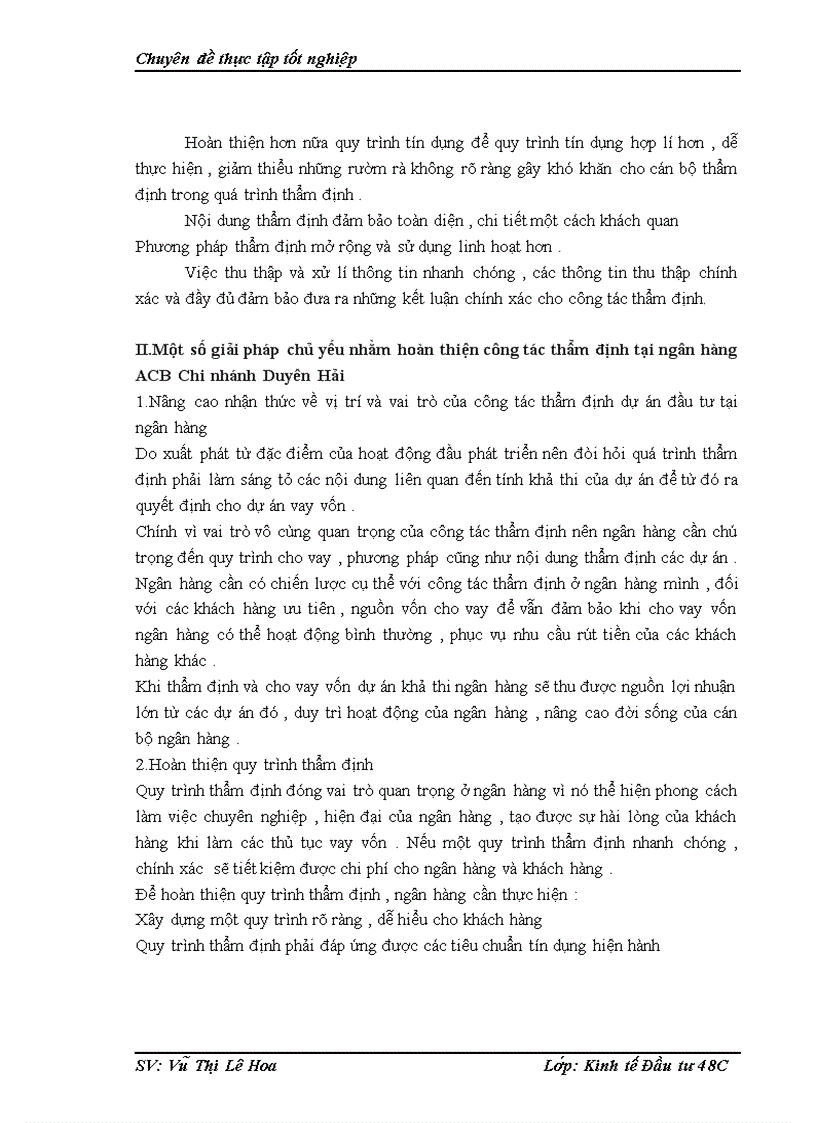 image for page Hoàn thiện công tác thẩm định dự án đầu tư mua sắm tàu biển tại ngân hàng ACB chi nhánh Duyên Hải