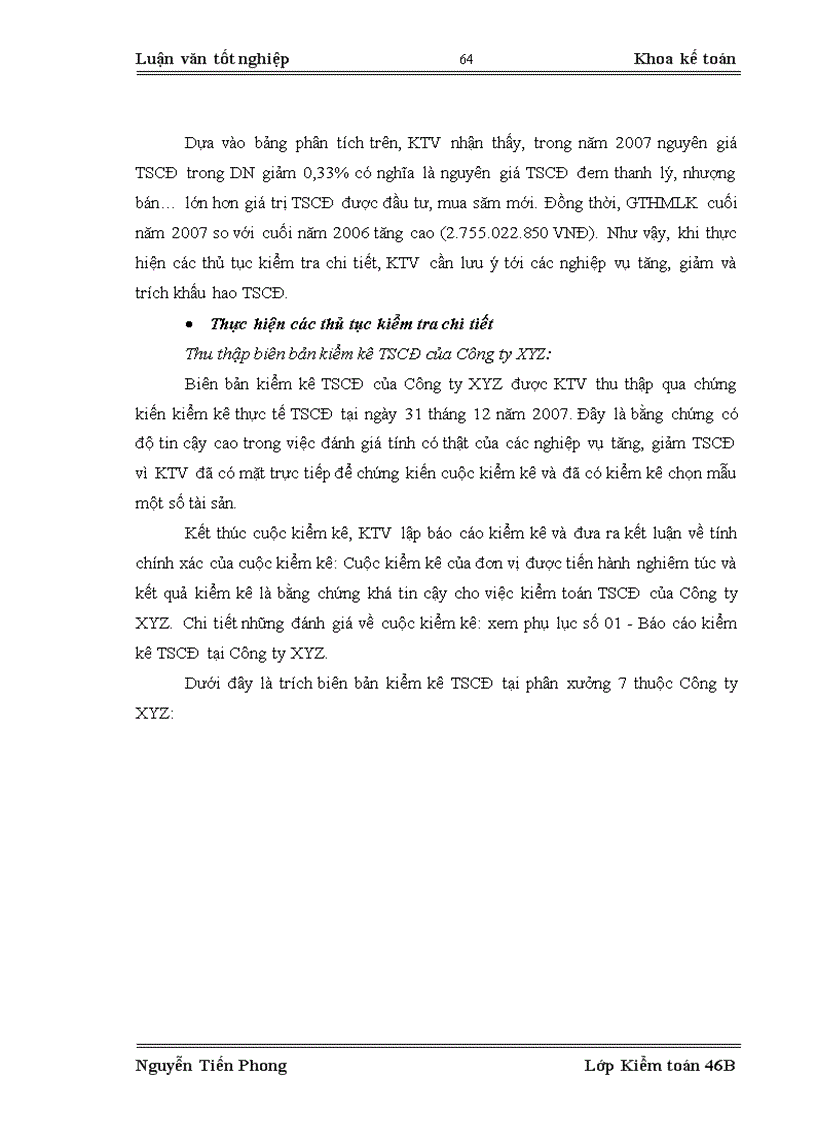 image for page Hoàn thiện kiểm toán tài sản cố định trong kiểm toán báo cáo tài chính do Công ty PNT thực hiện 1