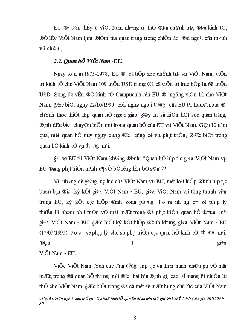 image for page Triển vọng và những giải pháp thúc đẩy thương mại Việt Nam EU 1