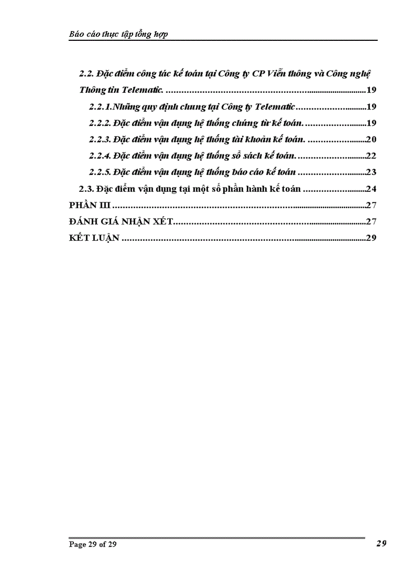 image for page Đặc điểm tổ chức hạch toán kế toán tại Công ty CP Viễn thông và CNTT Telematic